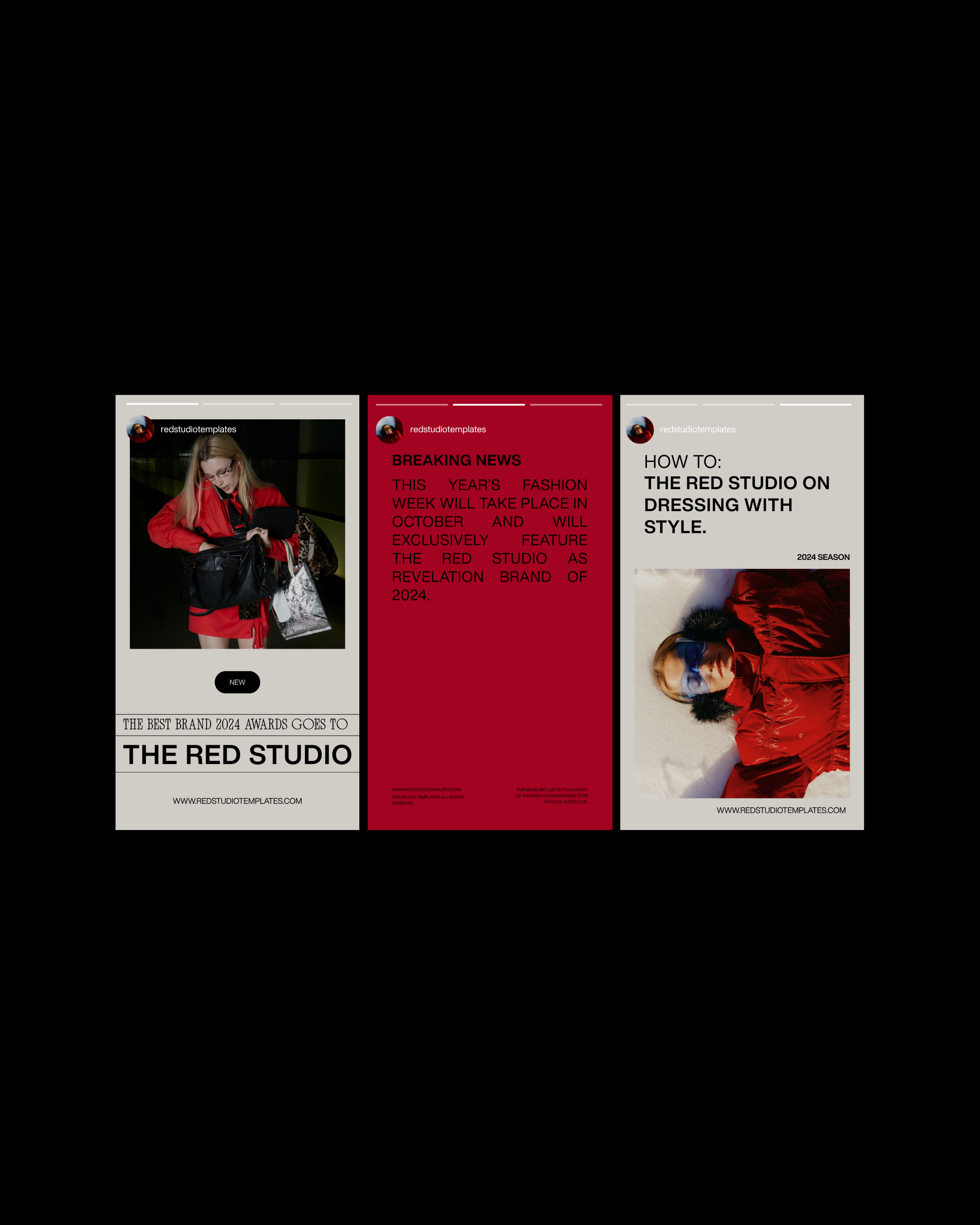 RED STUDIO 2.0 | FEED TEMPLATES