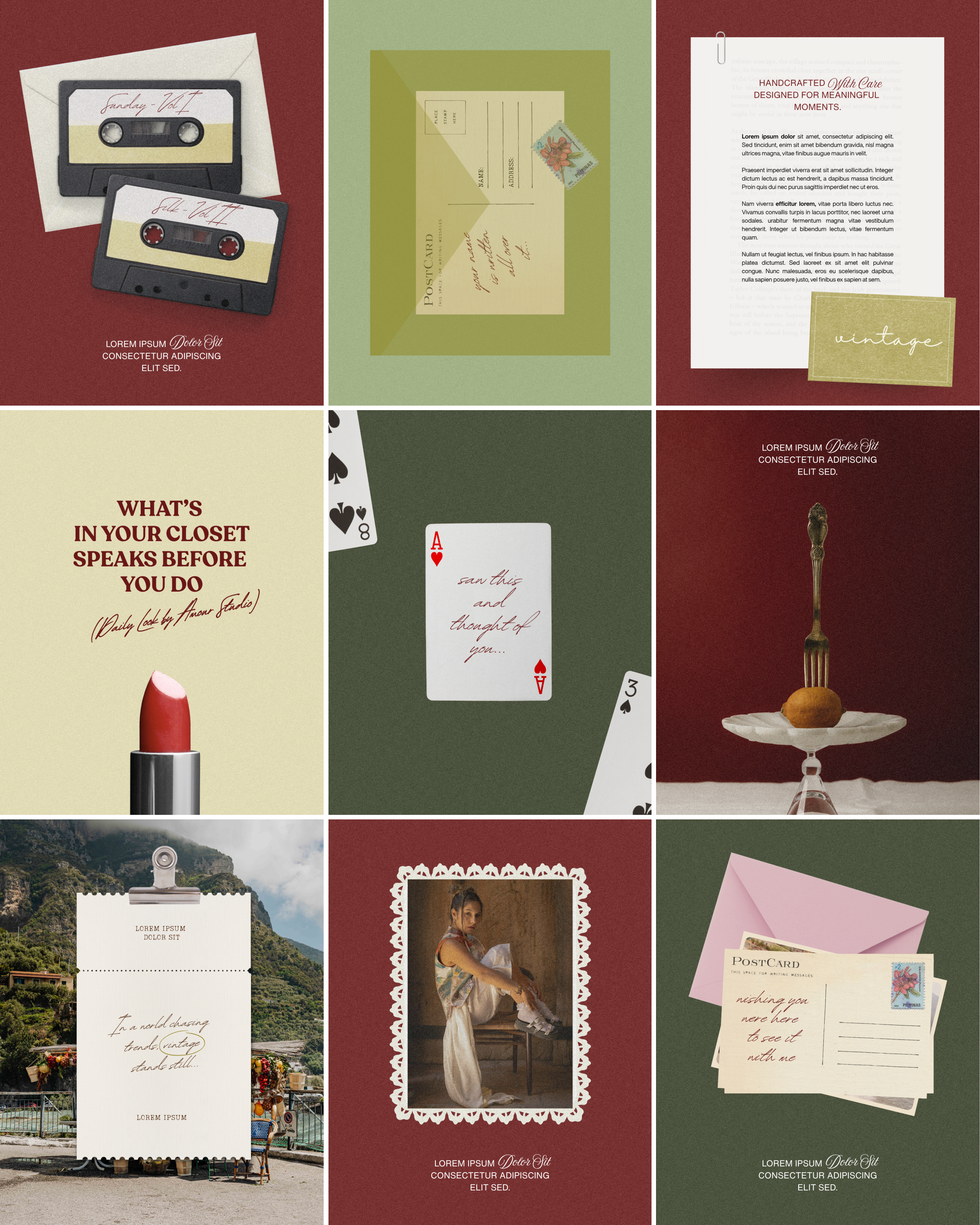 THE FRENCH ARCHIVE | FEED TEMPLATES