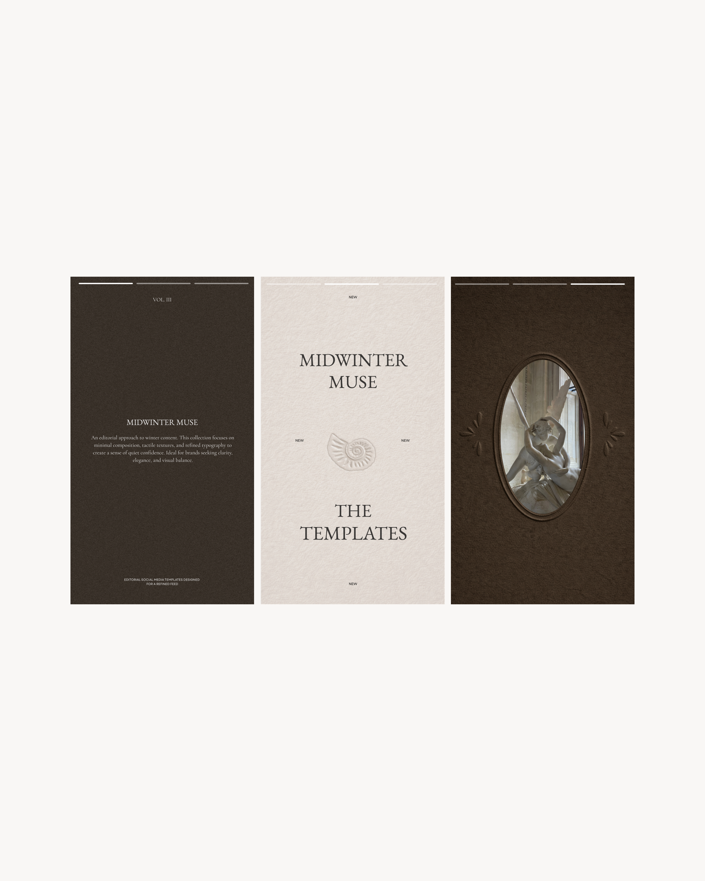 MIDWINTER MUSE | FEED TEMPLATES