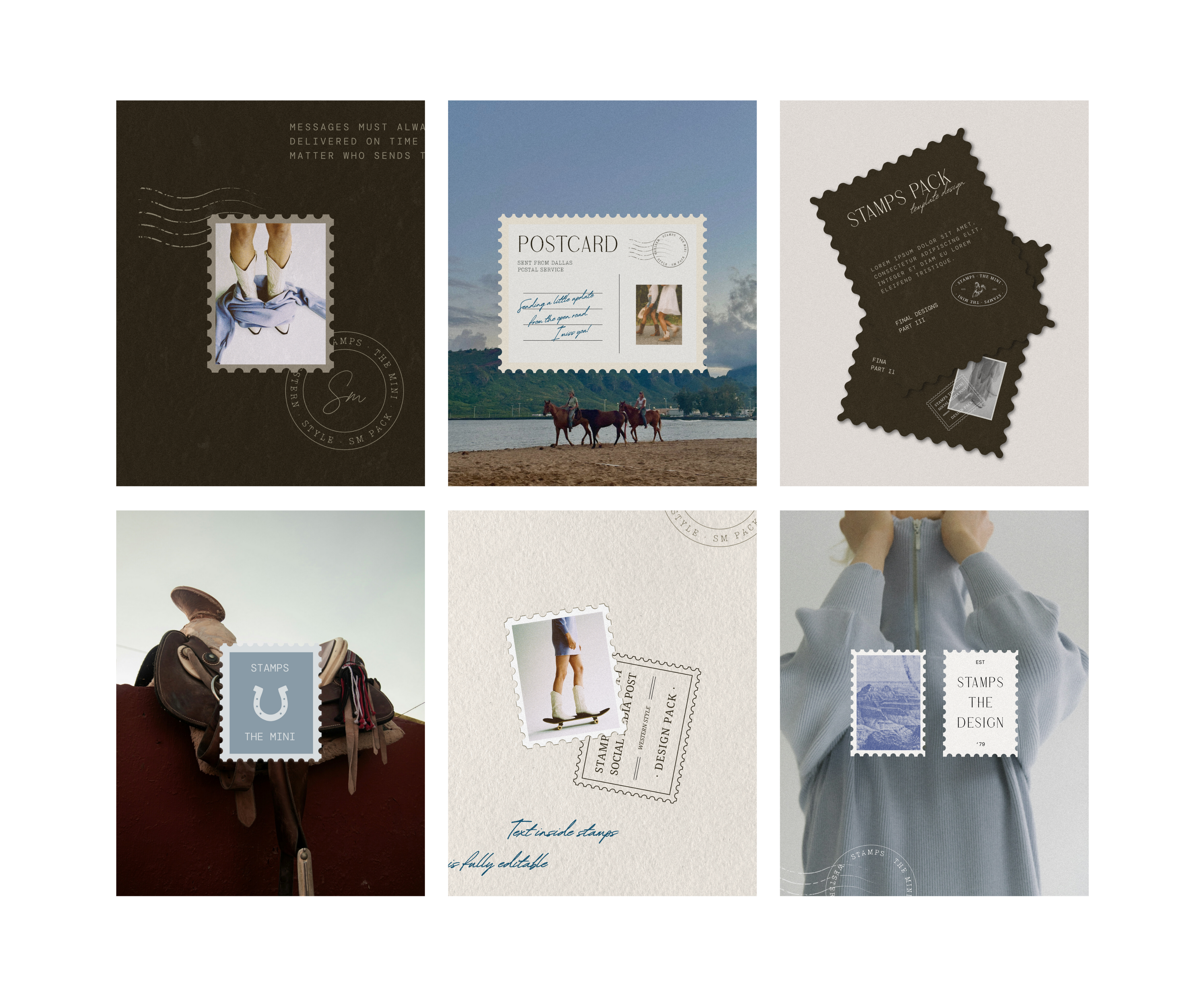 STAMPS | THE MINI | SOCIAL MEDIA TEMPLATES