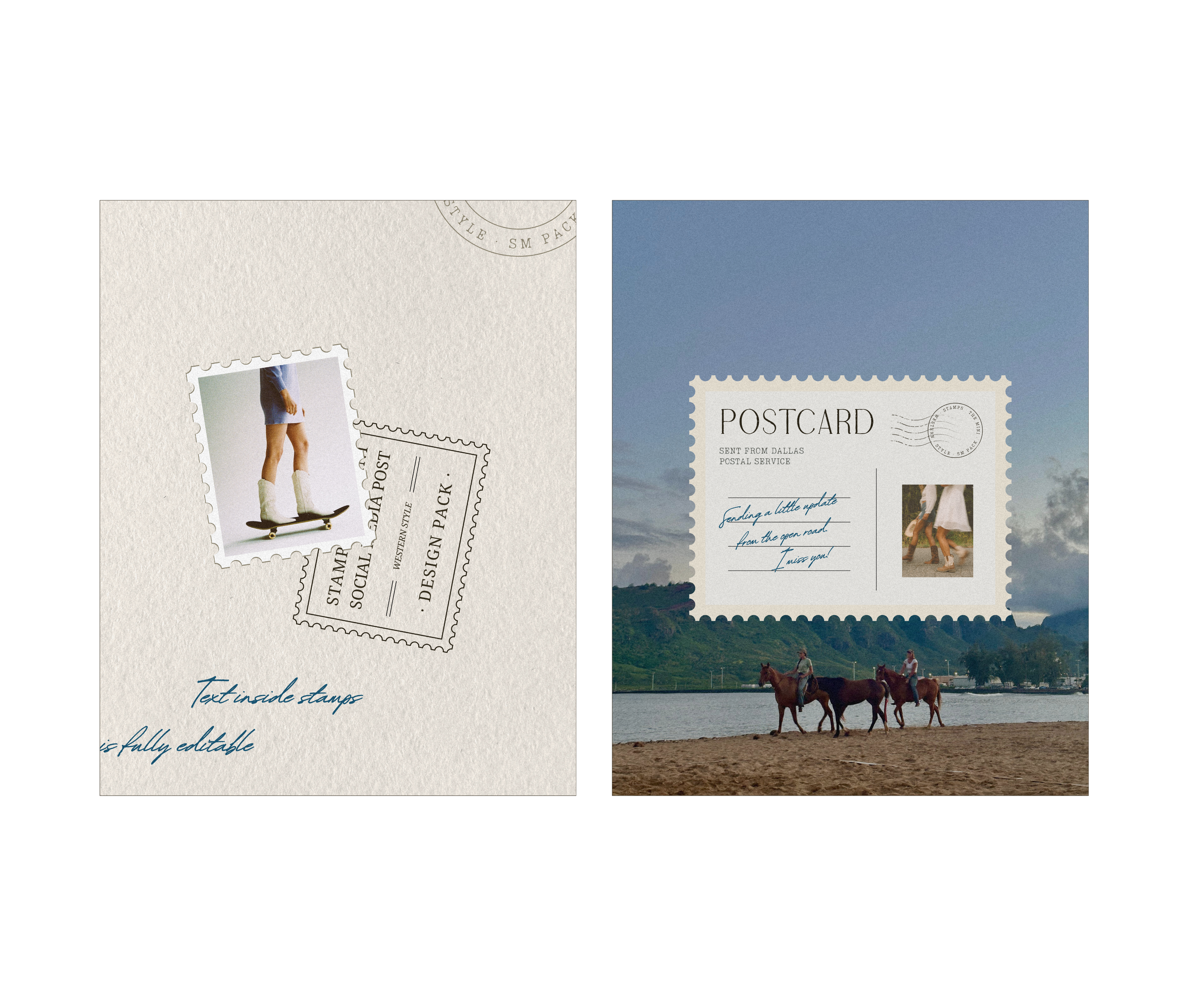 STAMPS | THE MINI | SOCIAL MEDIA TEMPLATES
