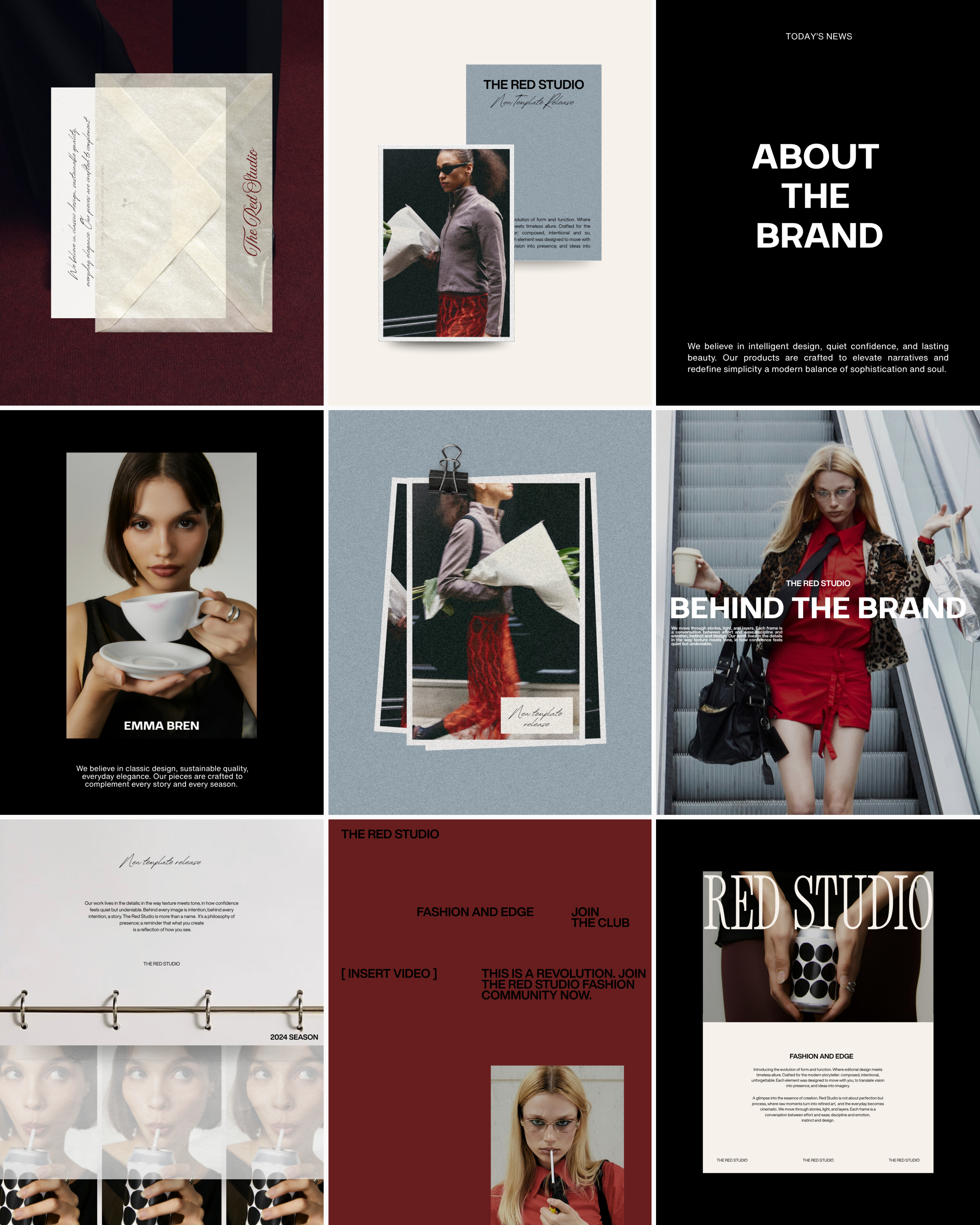 RED STUDIO 2.0 | FEED TEMPLATES