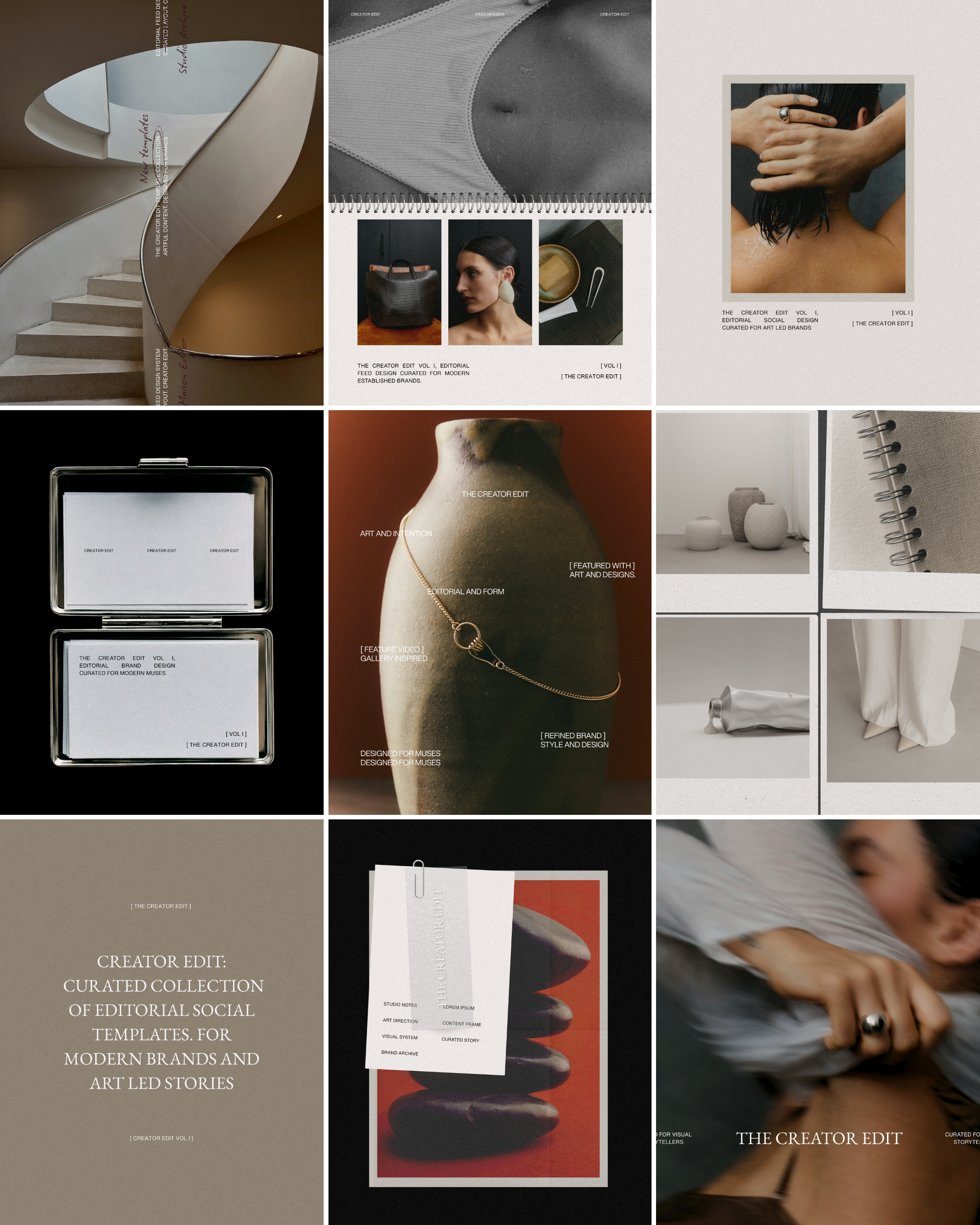 THE CREATOR EDIT | FEED TEMPLATES