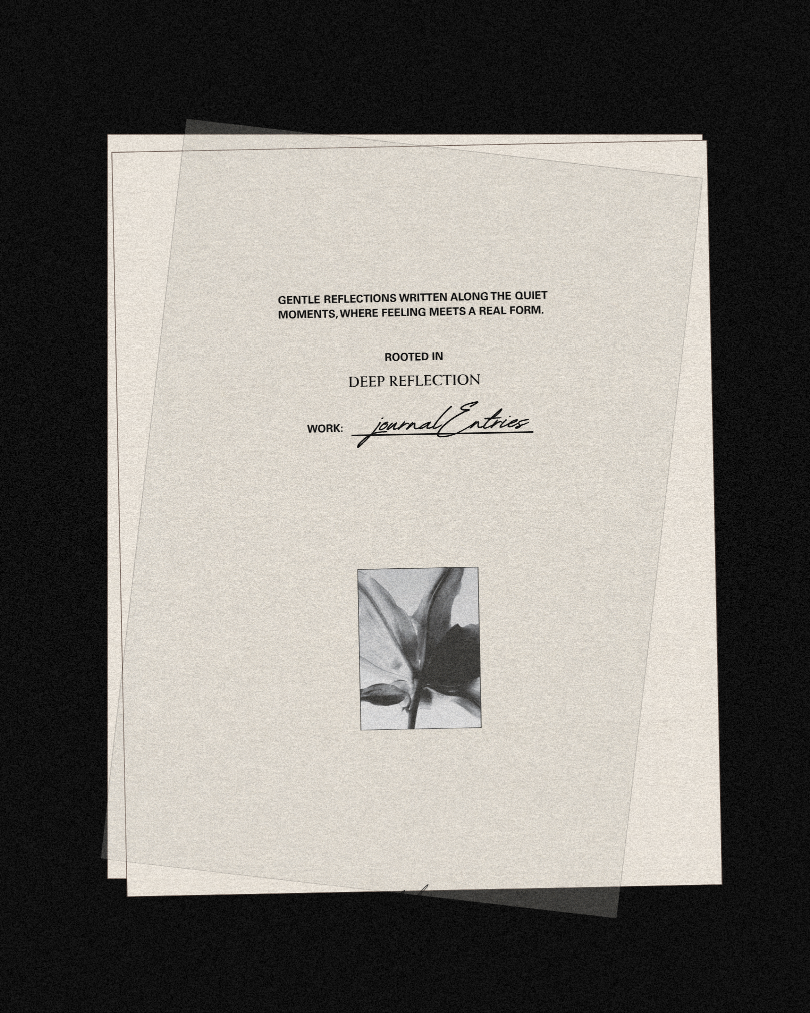 JOURNAL ENTRIES | FEED TEMPLATES