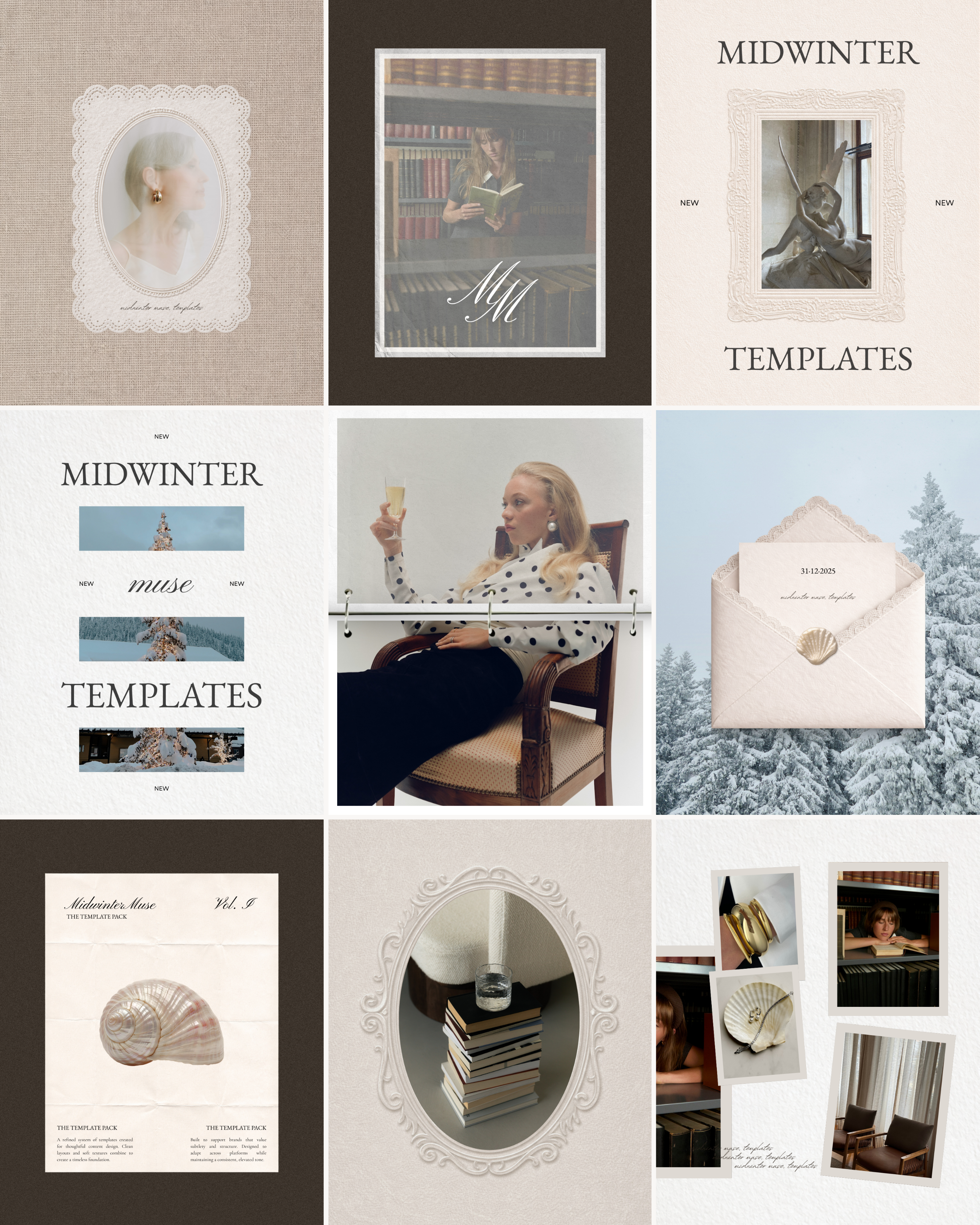 MIDWINTER MUSE | FEED TEMPLATES