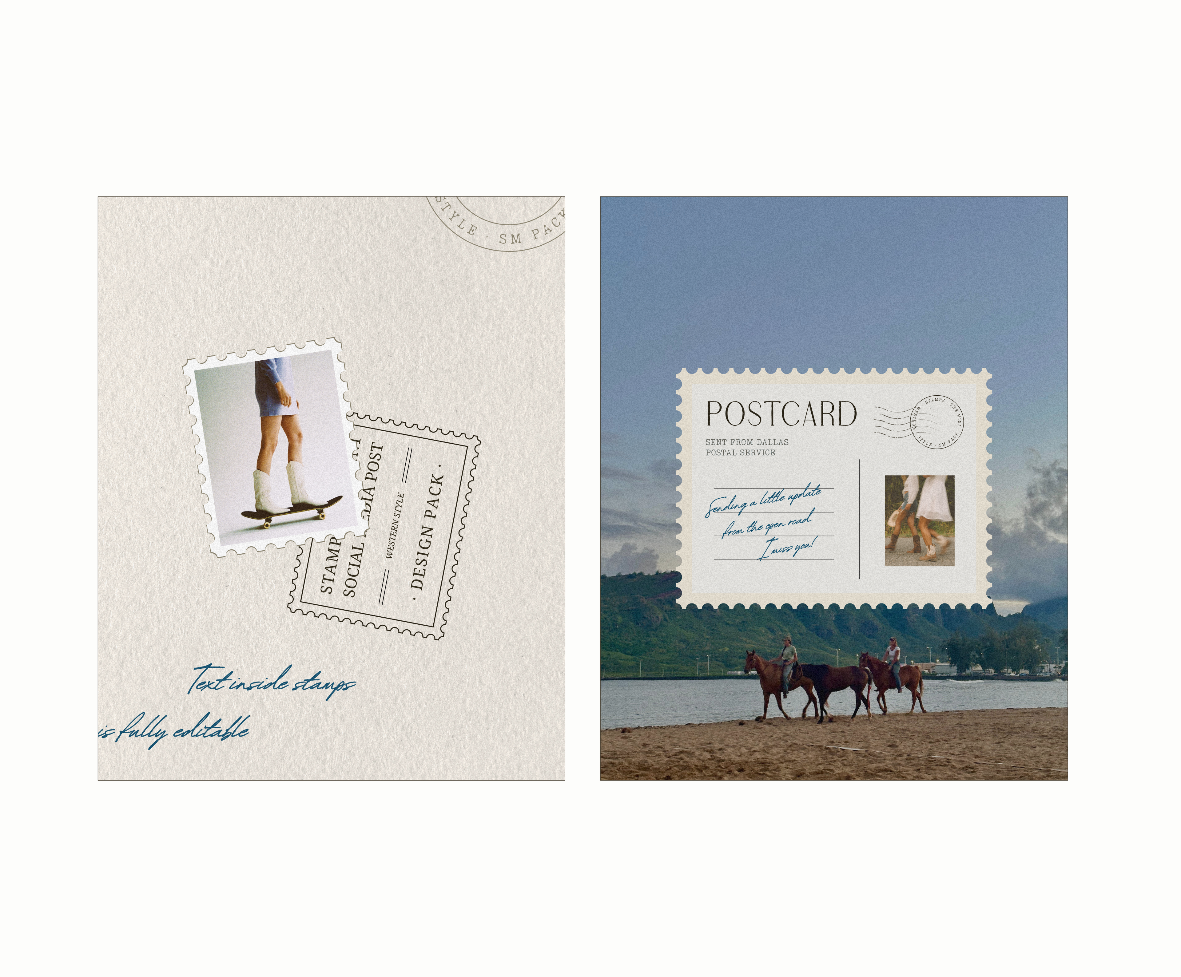 STAMPS | THE MINI | SOCIAL MEDIA TEMPLATES