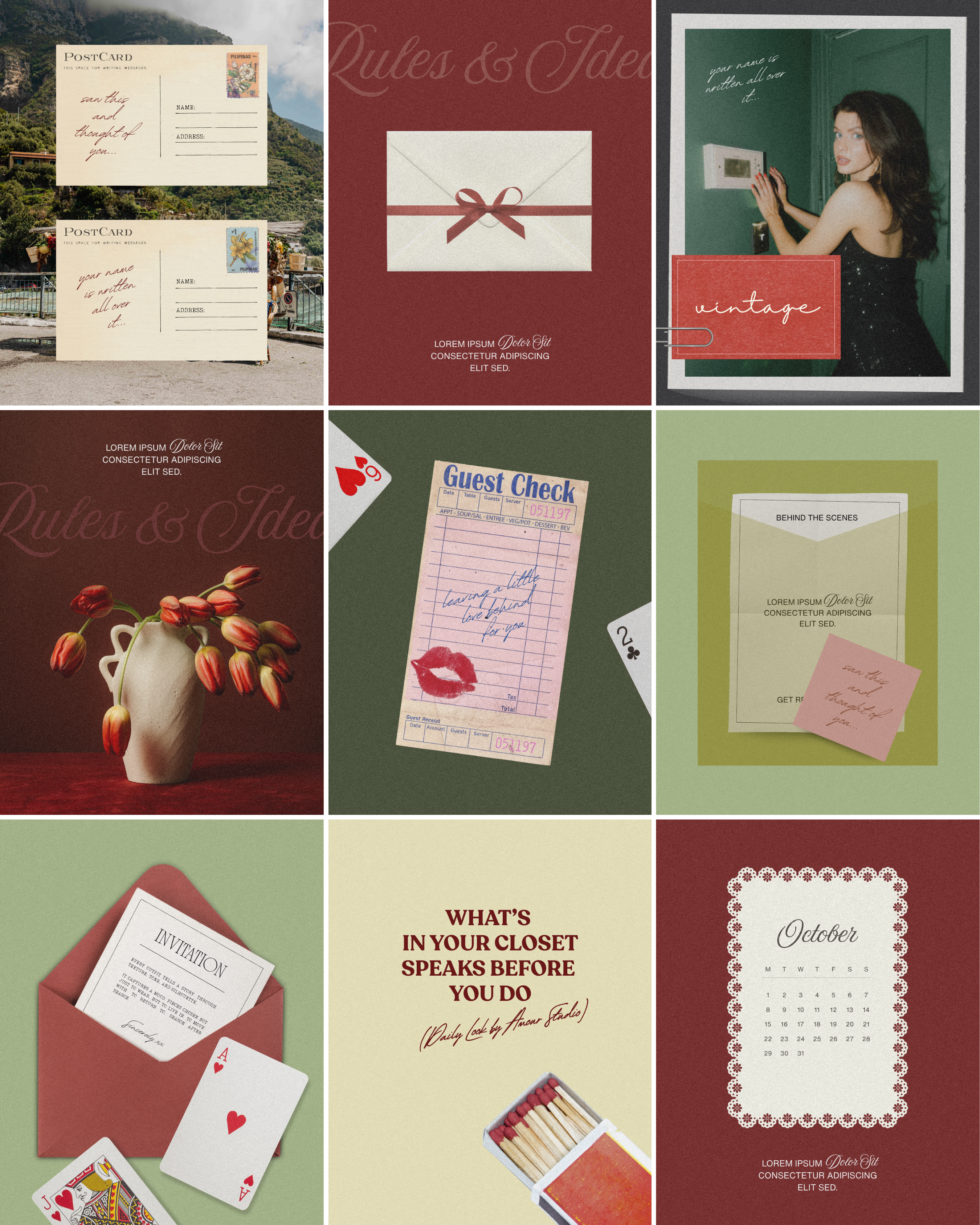 THE FRENCH ARCHIVE | FEED TEMPLATES