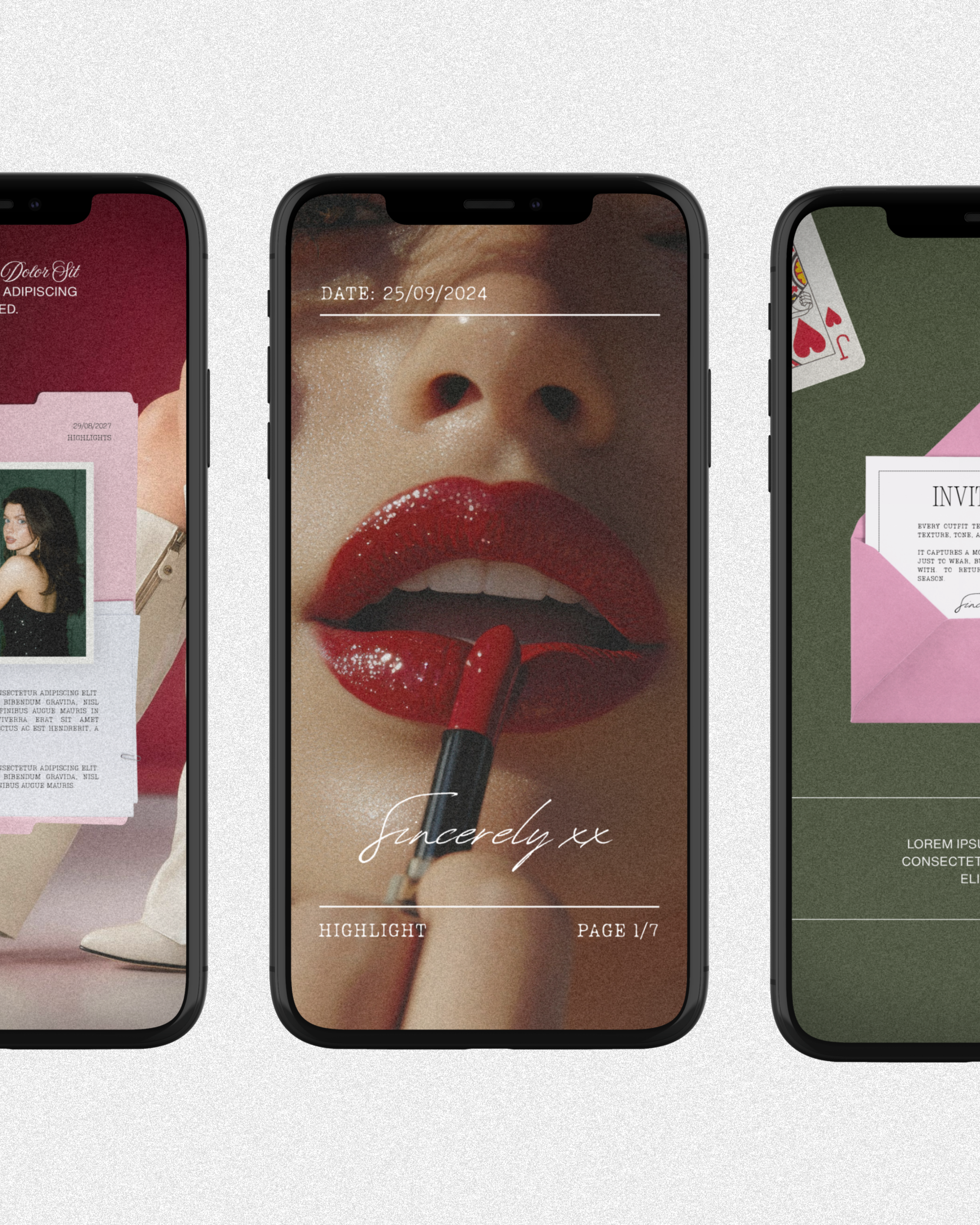 THE FRENCH ARCHIVE | FEED TEMPLATES