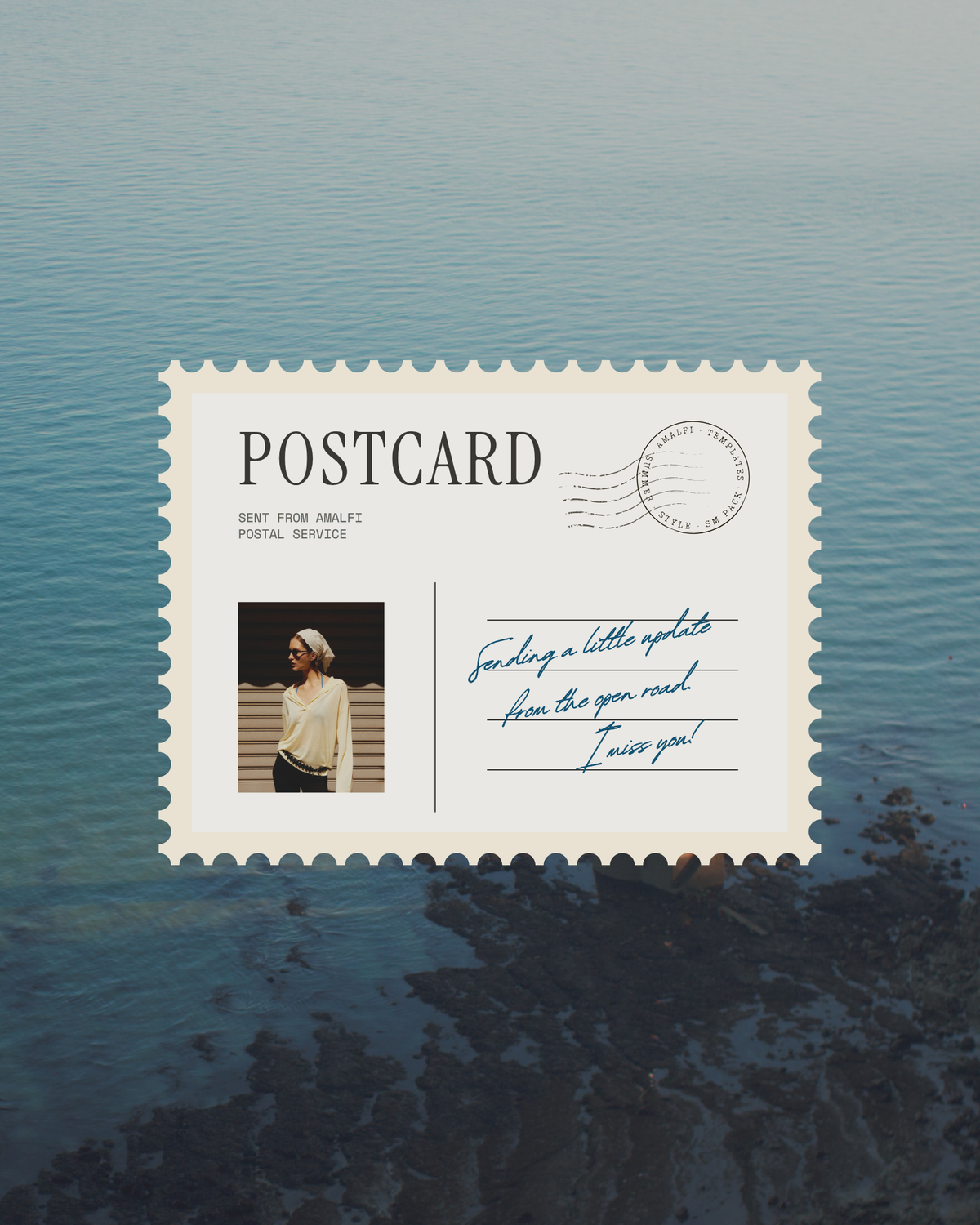 POSTCARDS FROM AMALFI 2.0 | FEED TEMPLATES