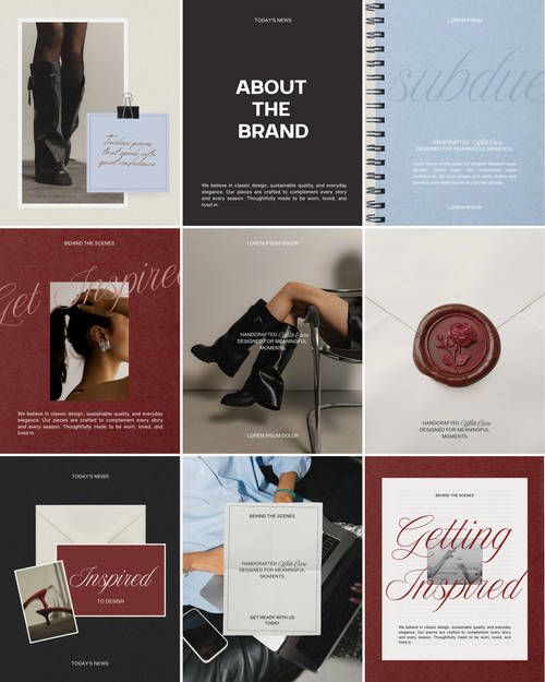 RED STUDIO | Feed Templates
