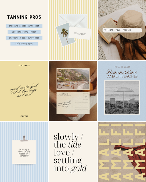 POSTCARDS FROM AMALFI | FEED TEMPLATES