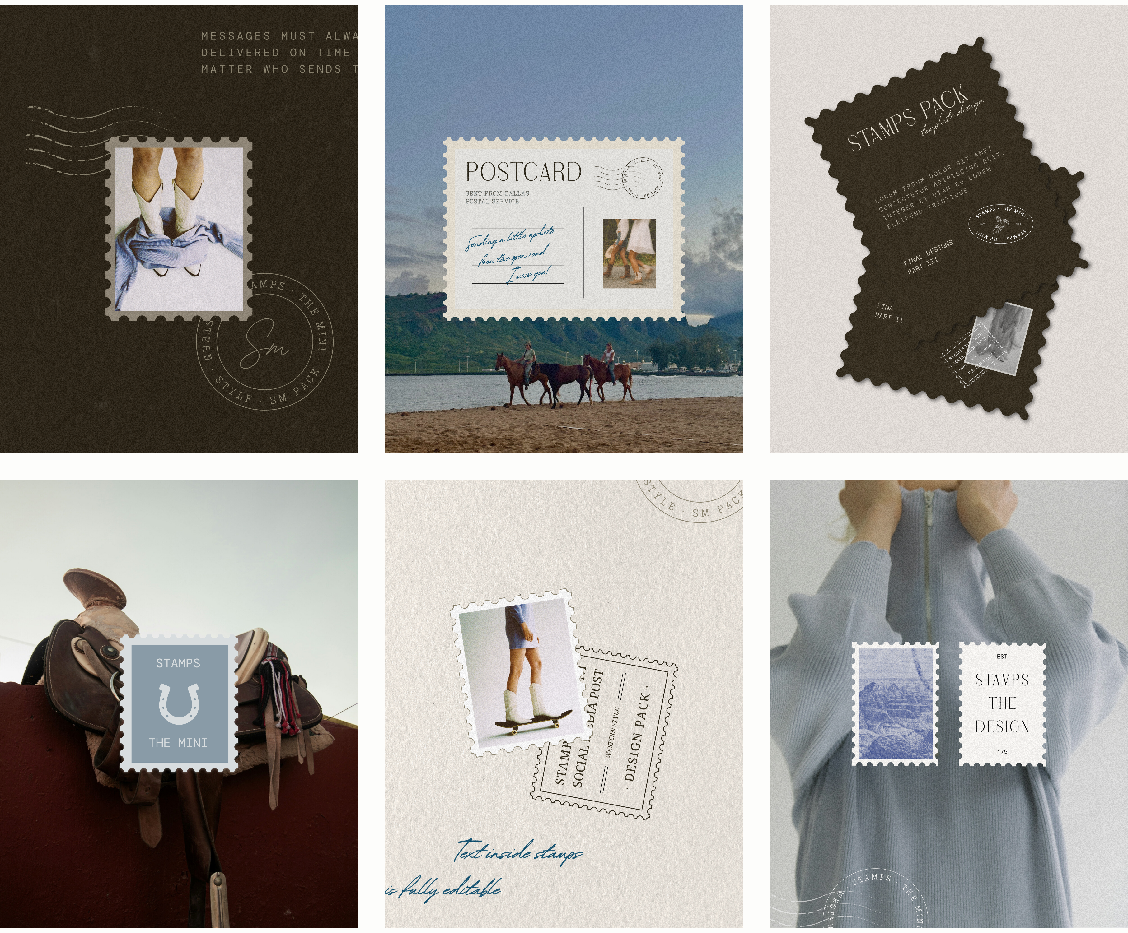 STAMPS | THE MINI | SOCIAL MEDIA TEMPLATES