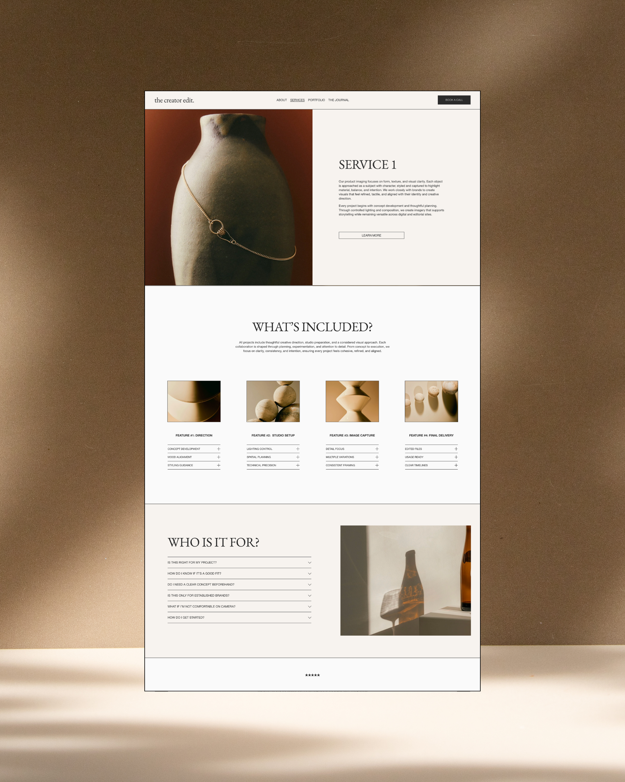 The Creator Edit | Website Template