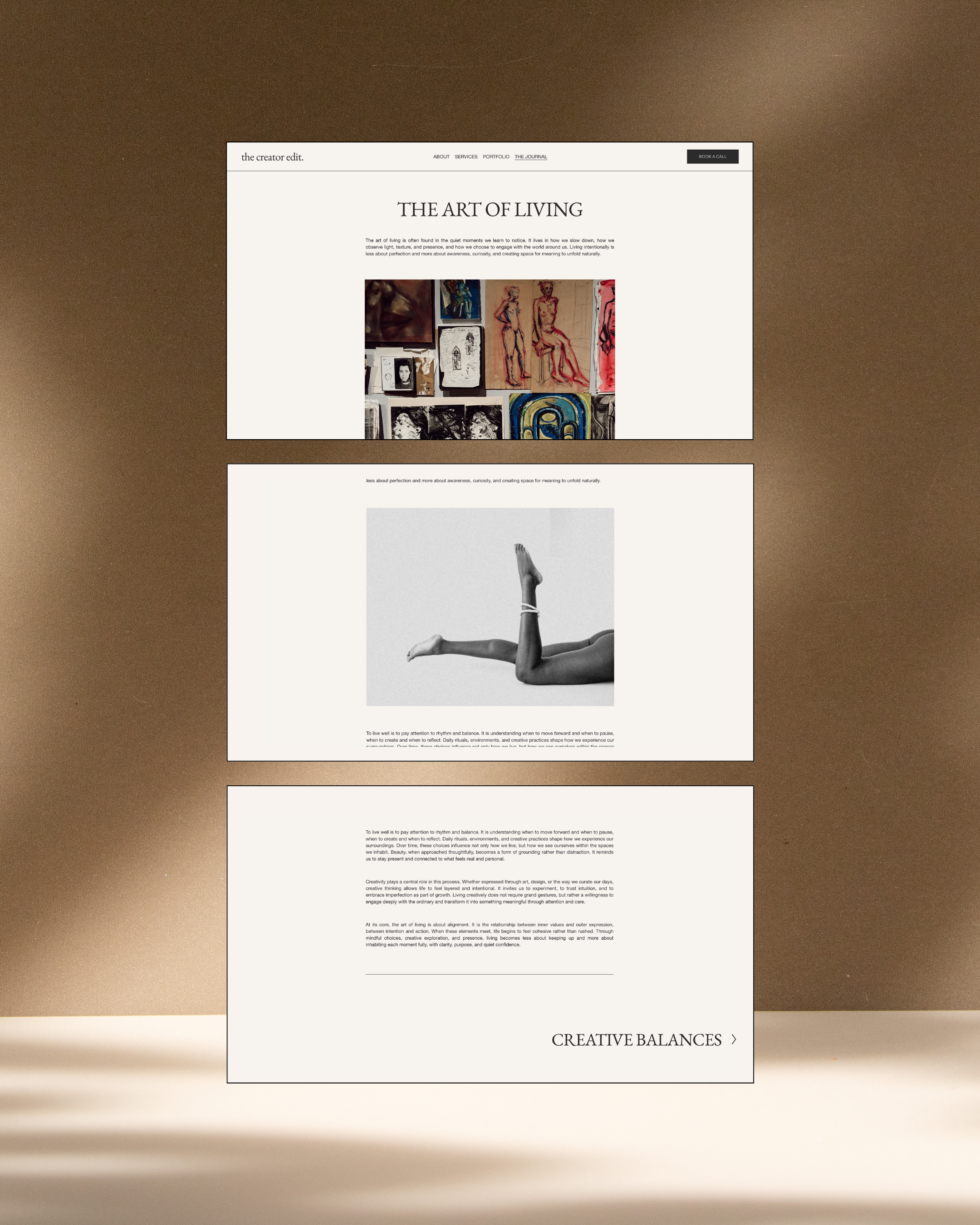 The Creator Edit | Website Template