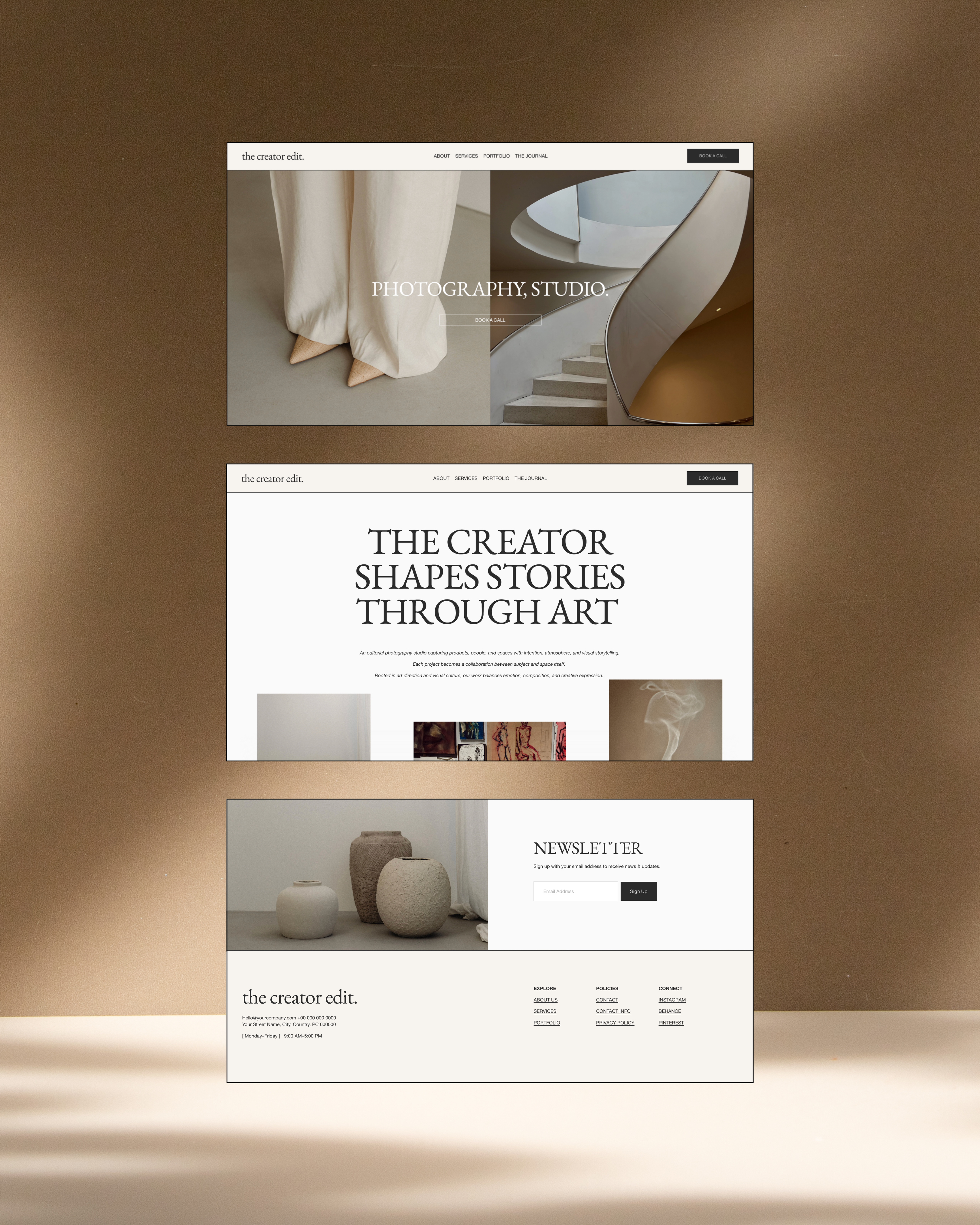 The Creator Edit | Website Template